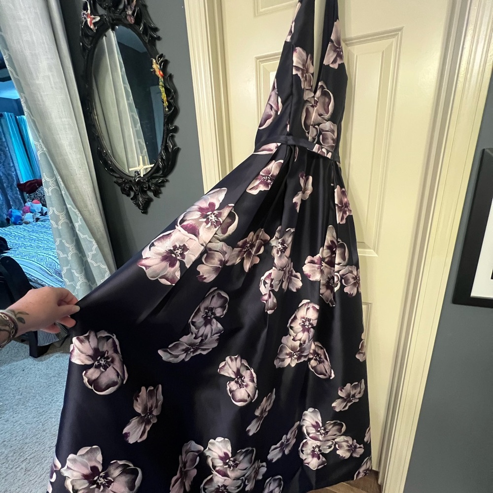 Crystal Doll Navy Dress